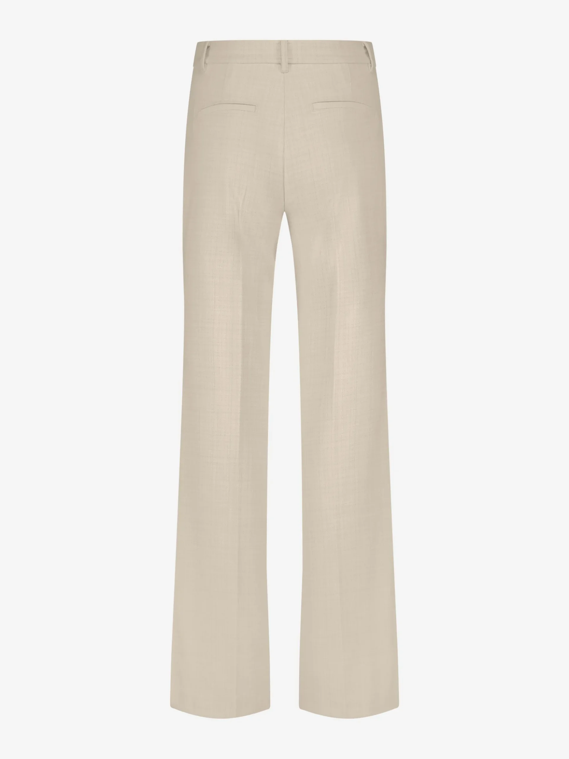 Pantalon met gemu00ealeerde textuur en logo detail
