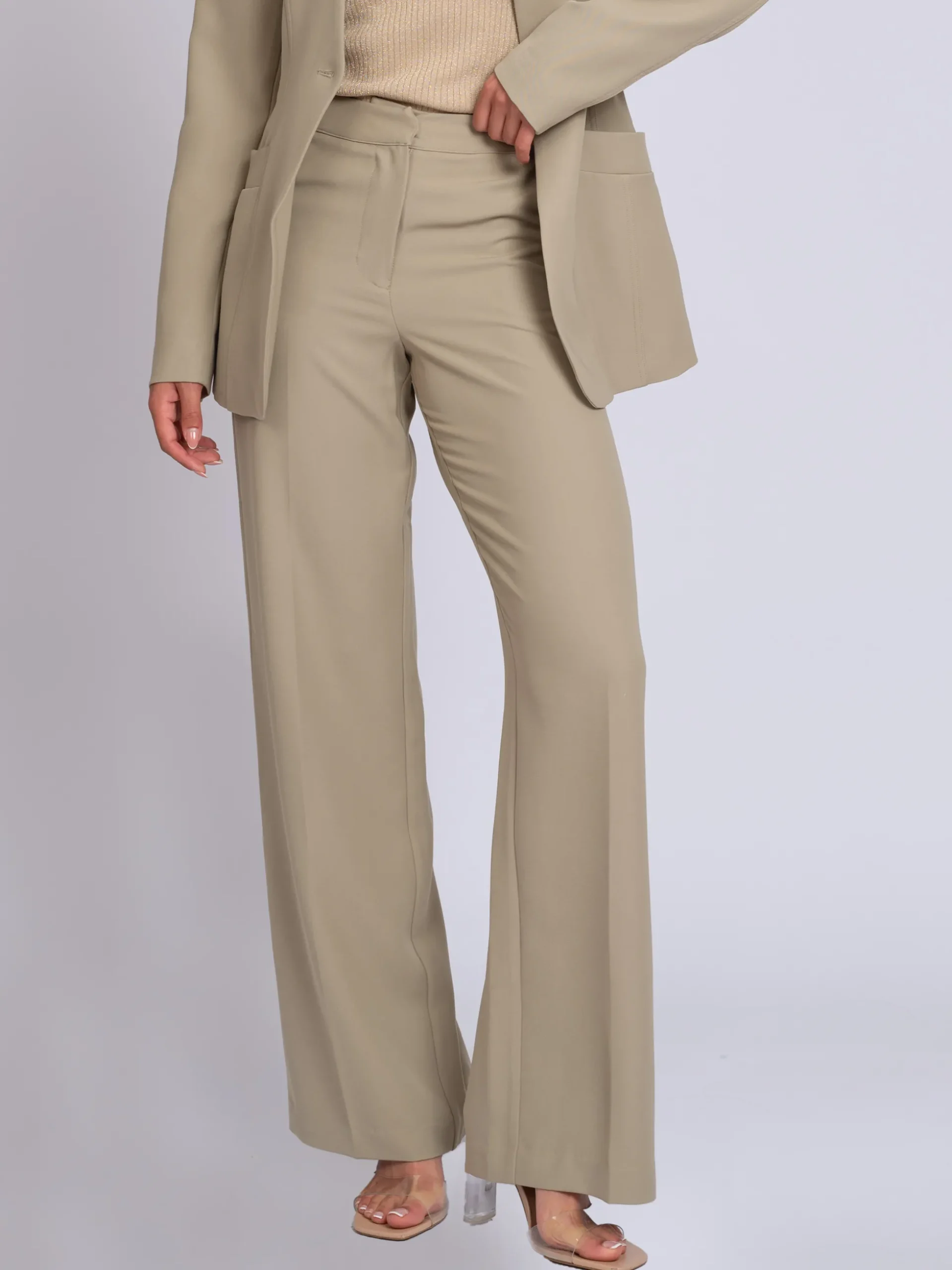 Pantalon met ketting detail