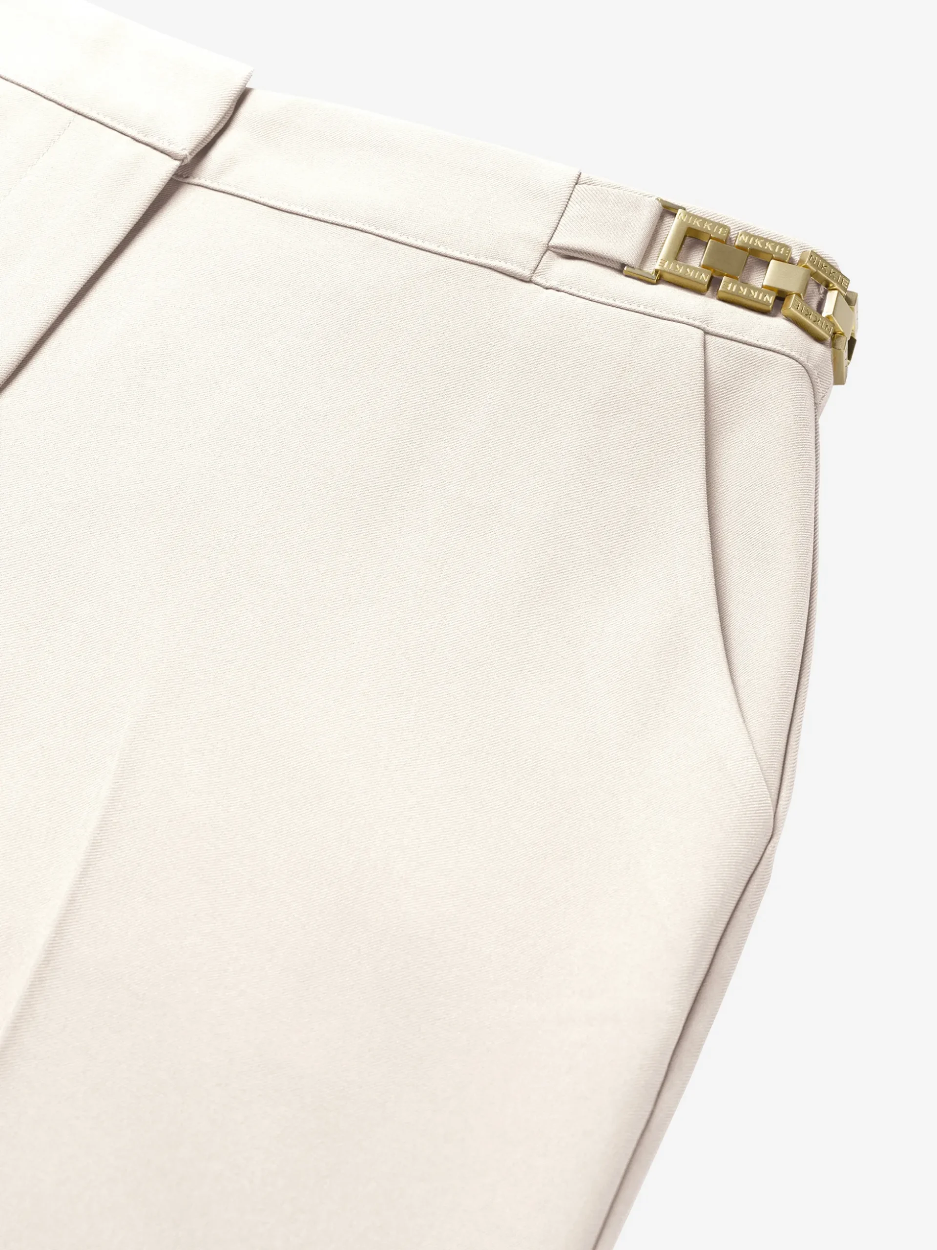 Pantalon met ketting detail
