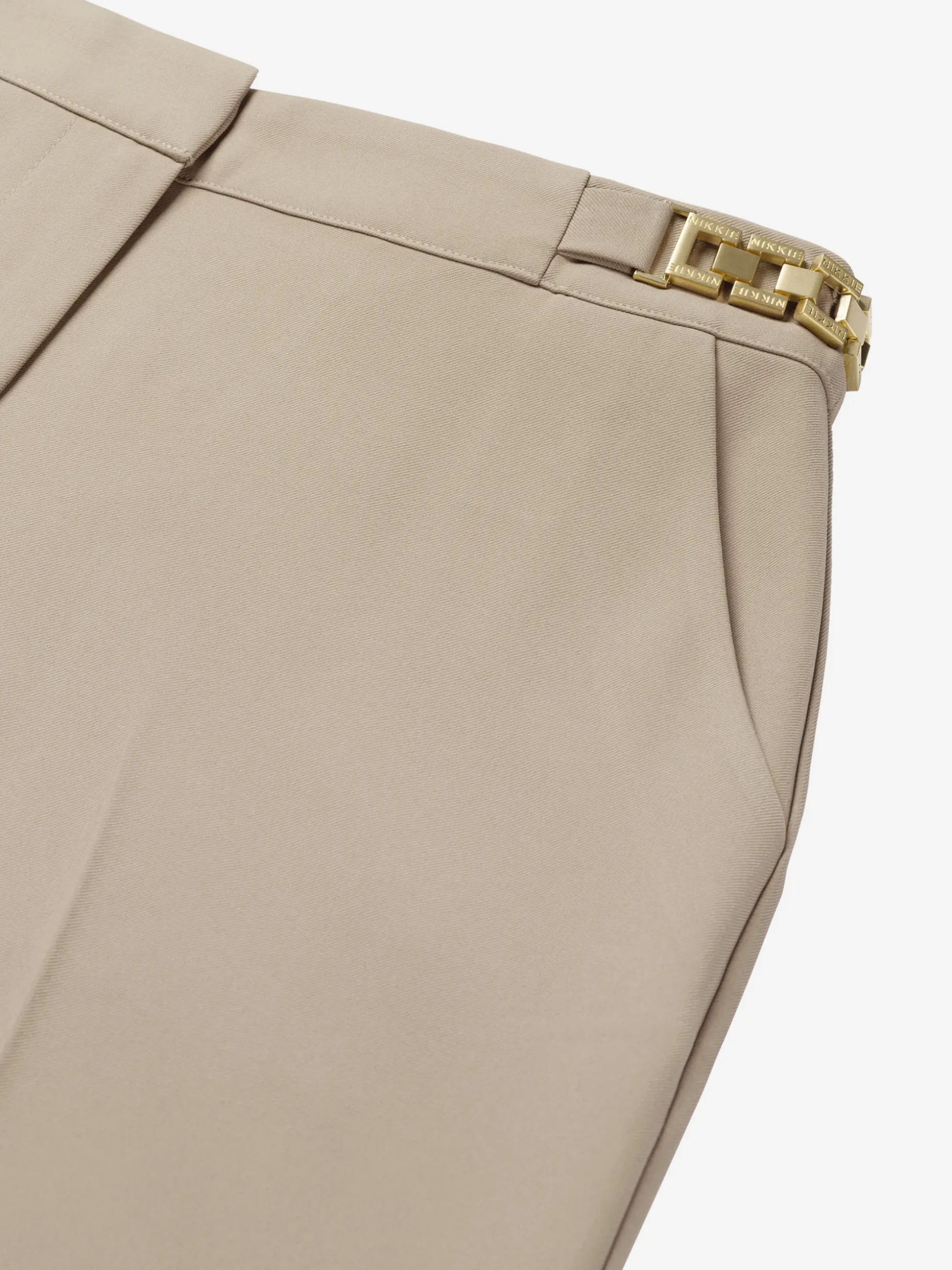 Pantalon met ketting detail
