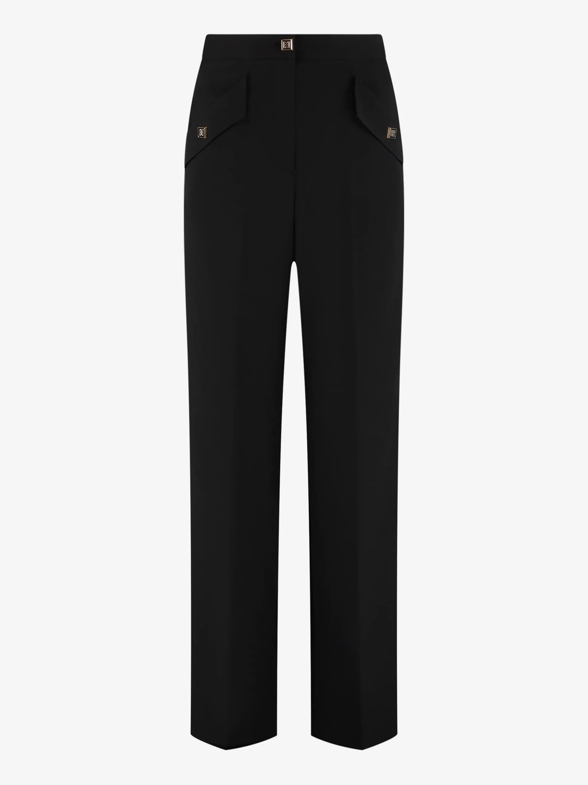 Pantalon met rechte pijpen en NIKKIE details