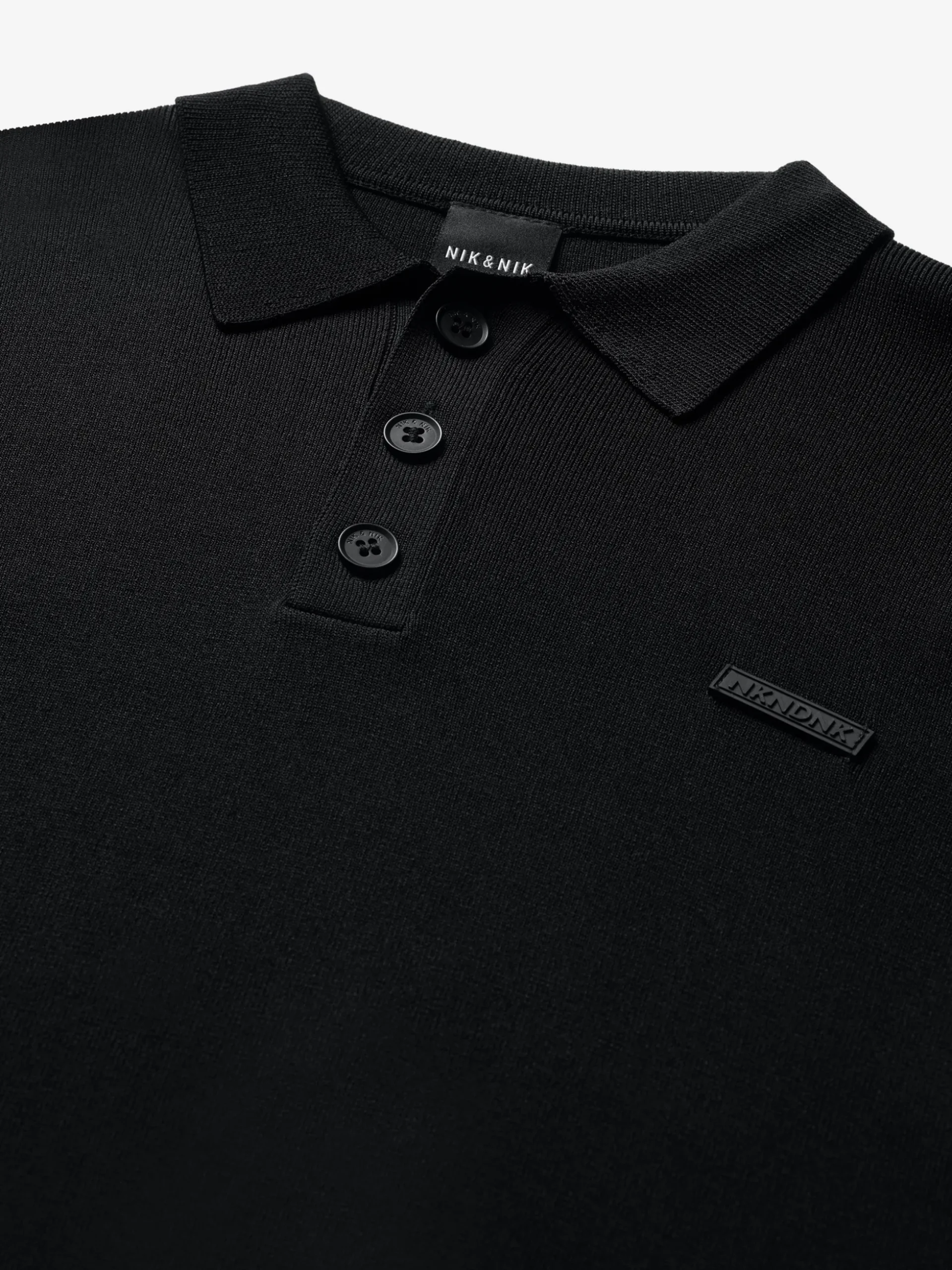 Polo met lange mouwen en NIK&NIK logo