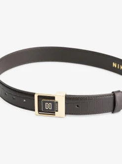 Riem met croco patroon en NIKKIE gesp