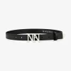 Riem van imitatieleer met N&N gesp