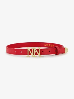 Riem van imitatieleer met N&N gesp