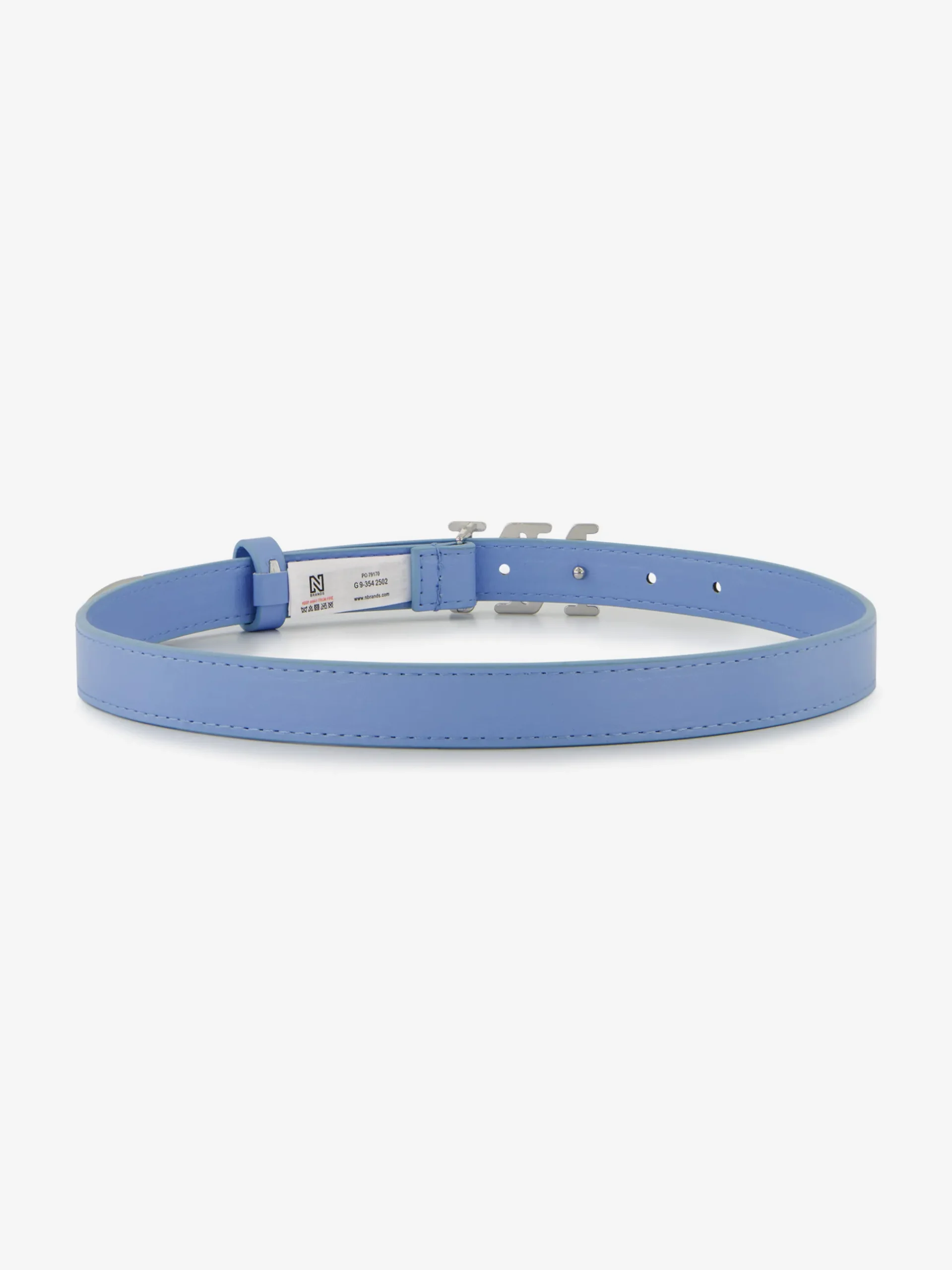 Riem van imitatieleer met N&N gesp