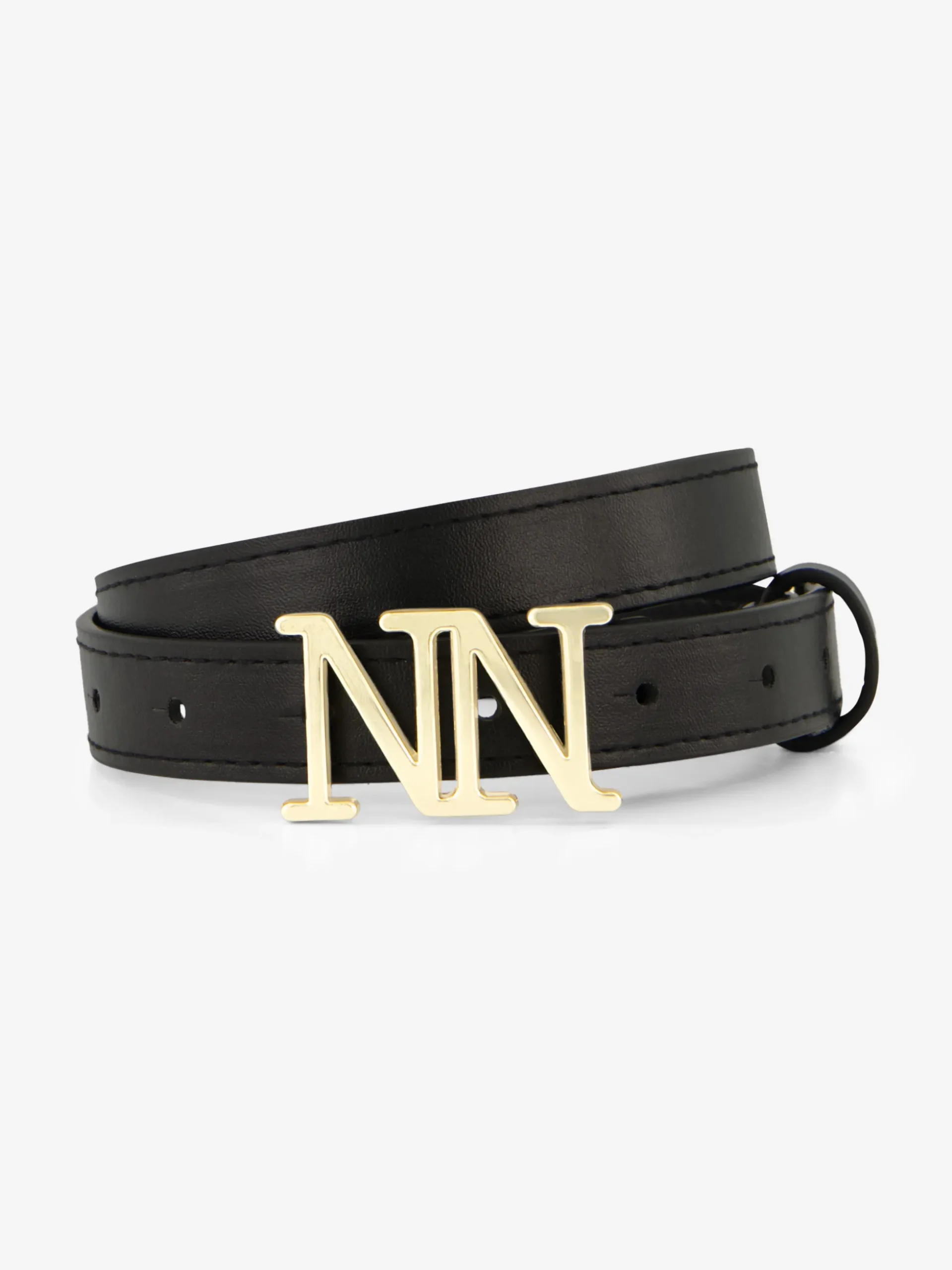Riem van imitatieleer met N&N gesp