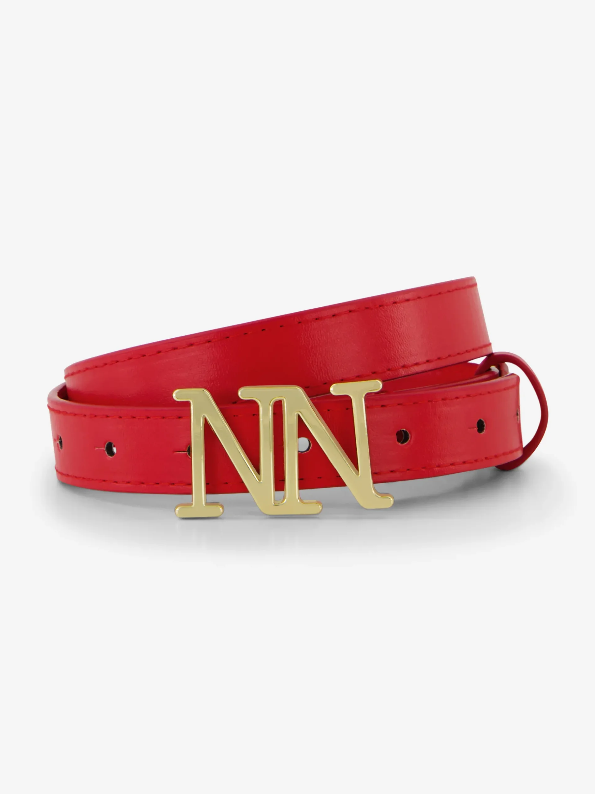 Riem van imitatieleer met N&N gesp