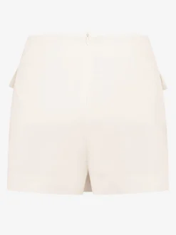 Satijn look skort