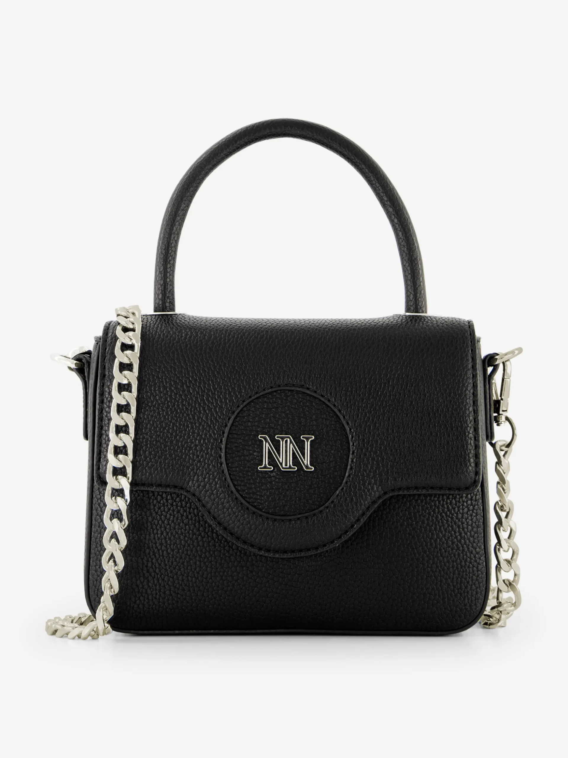 Schoudertas met N&N logo en ketting hengsel
