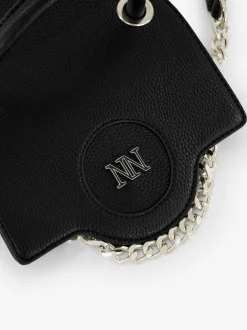 Schoudertas met N&N logo en ketting hengsel
