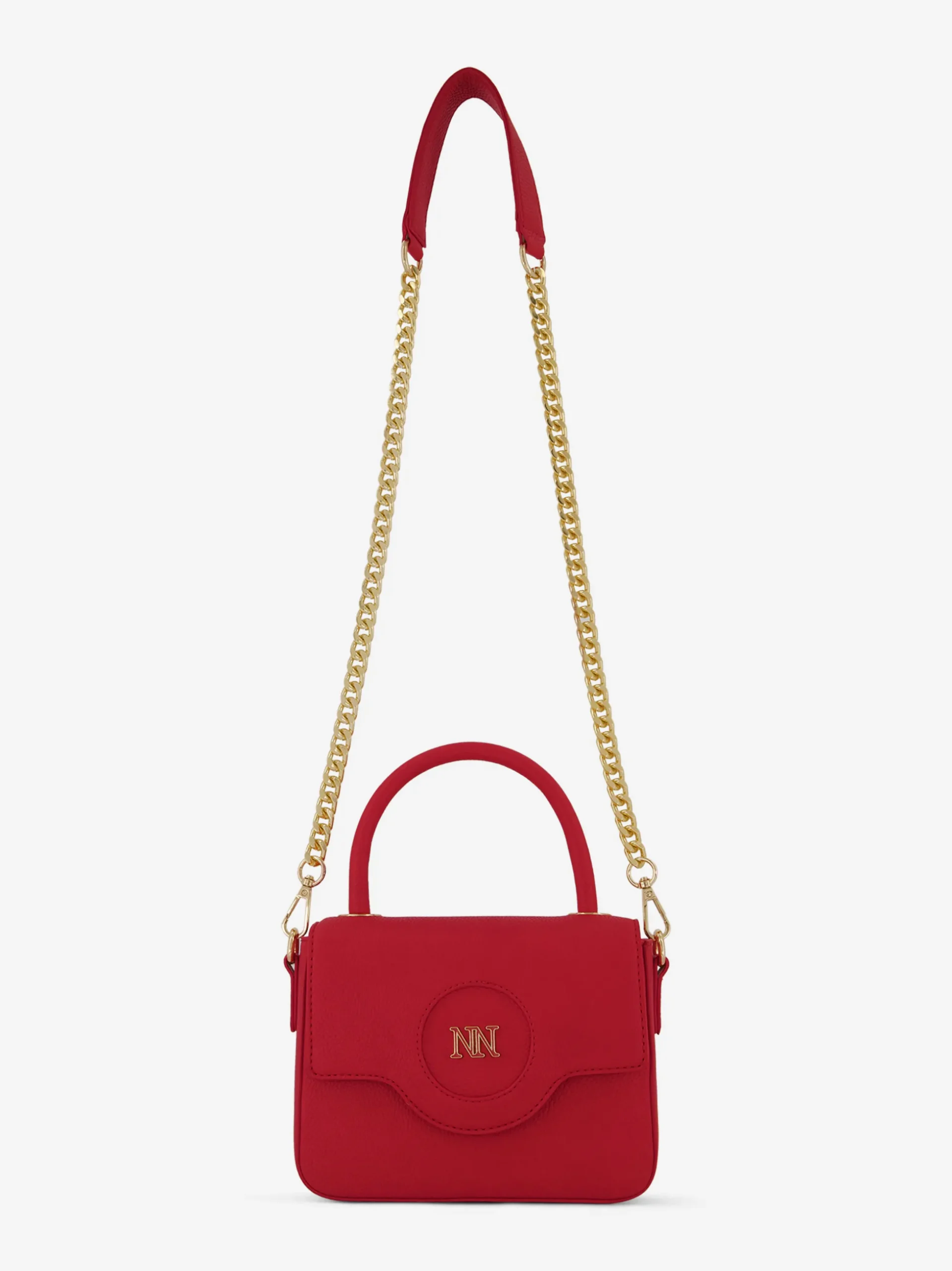 Schoudertas met N&N logo en ketting hengsel