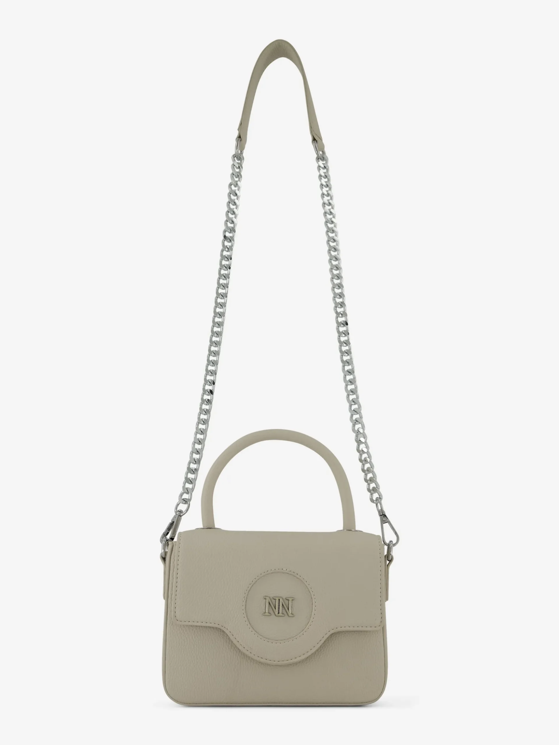 Schoudertas met N&N logo en ketting hengsel