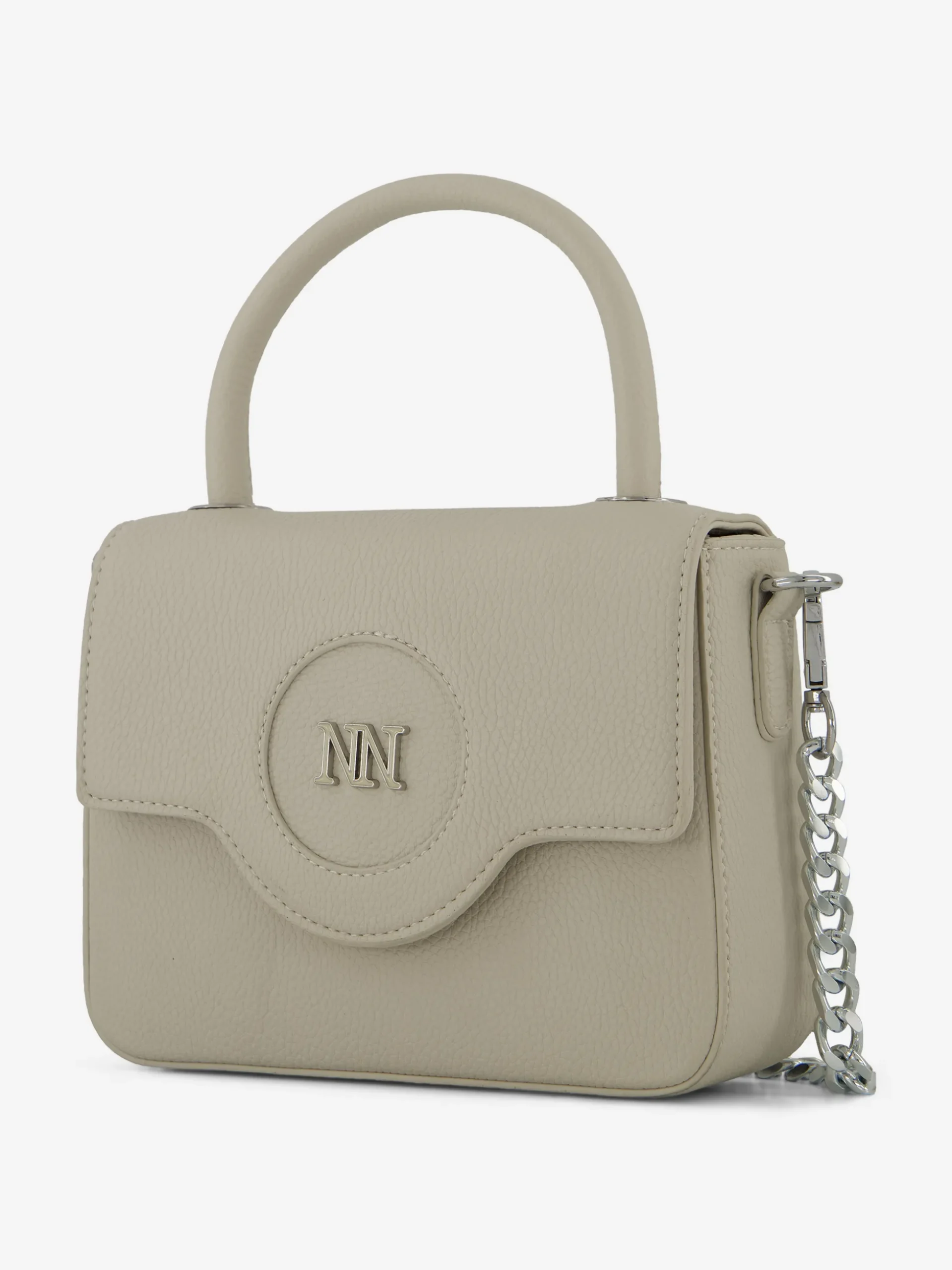 Schoudertas met N&N logo en ketting hengsel