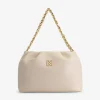 Schoudertas met N-logo en ketting hengsel