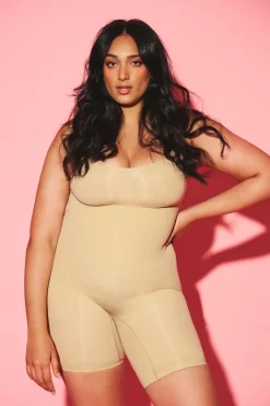 Shaping bodysuit met verstelbare schouderbandjes