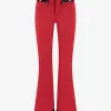 Ski broek met flared pasvorm en verstelbare riem