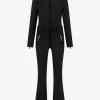 Ski jumpsuit met elastische riem en opstaande kraag