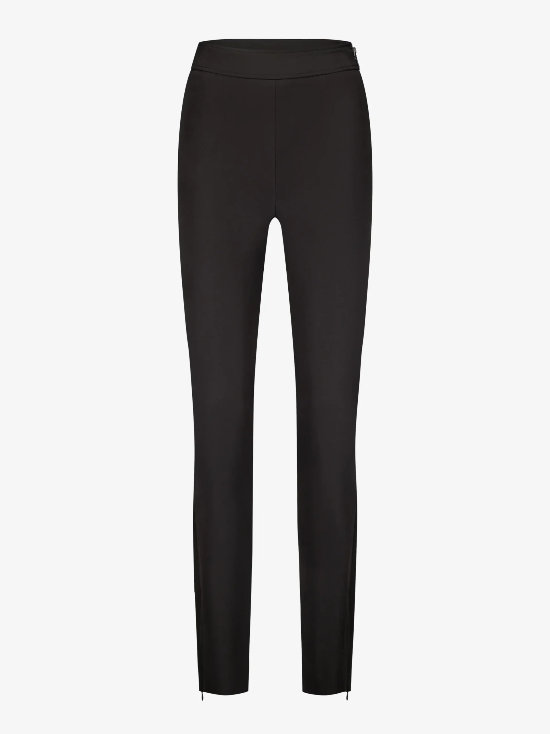 Skinny broek met rits bij enkels