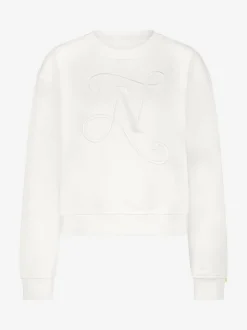 Sweater met geborduurd N-logo