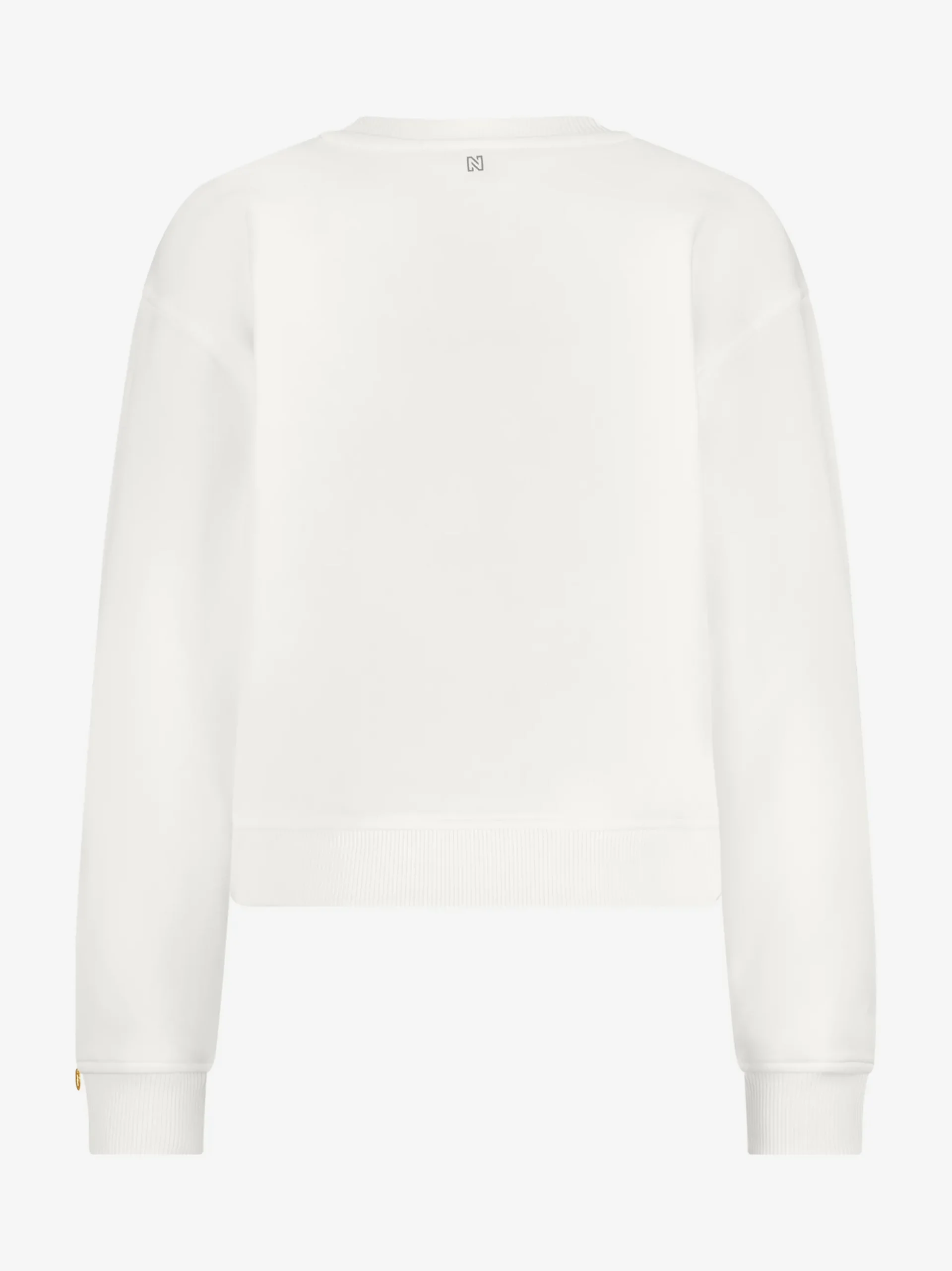 Sweater met geborduurd N-logo