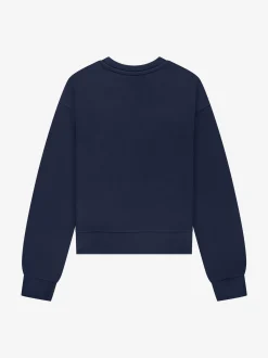 Sweater met geborduurde tekst