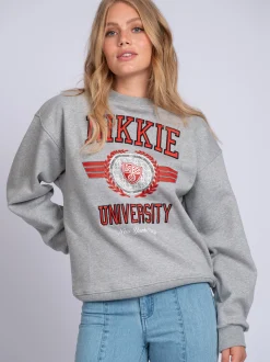 Sweater met NIKKIE university print