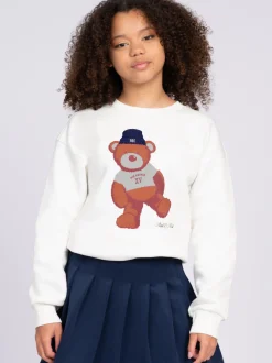 Sweater met opdruk van een beer