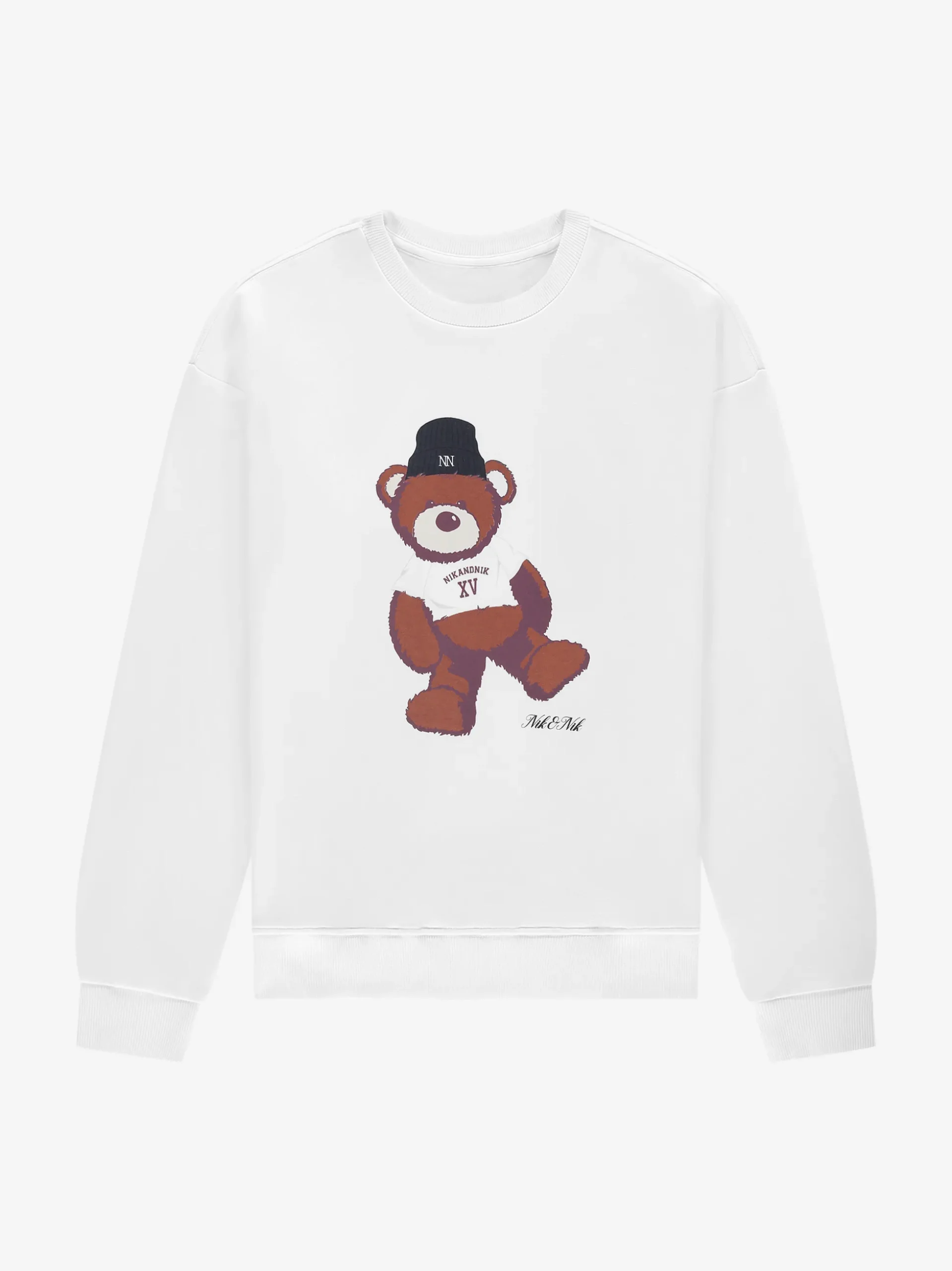 Sweater met opdruk van een beer
