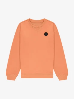 Sweatshirt met logo patch
