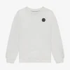 Sweatshirt met logo patch