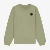 Sweatshirt met logo patch