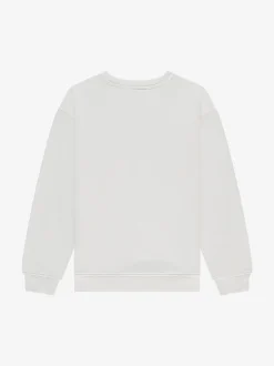 Sweatshirt met logo patch