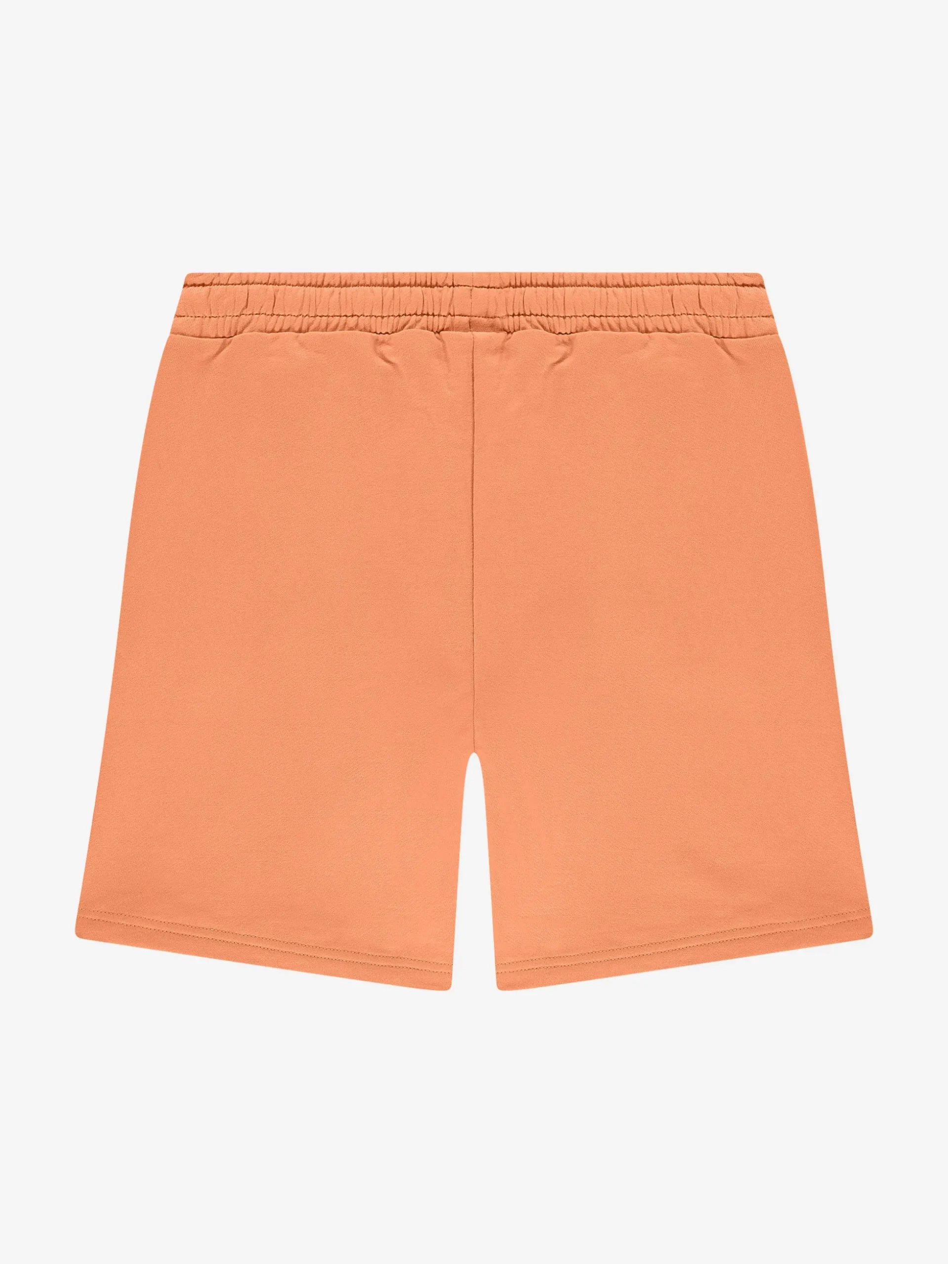 Sweatshort met elastische tailleband en logo patch