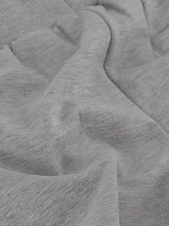 Sweatshort met elastische tailleband en trekkoord