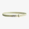 Taille riem met logo patroon