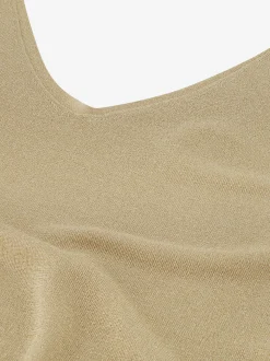 Top van glitter stof