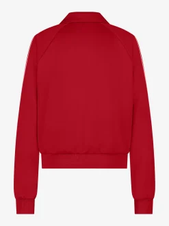 Track jacket met FH logo en biezen