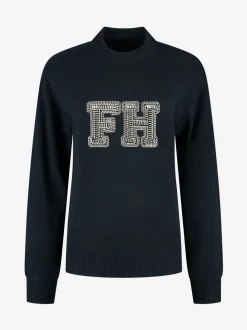 Trui met een FH logo van studs