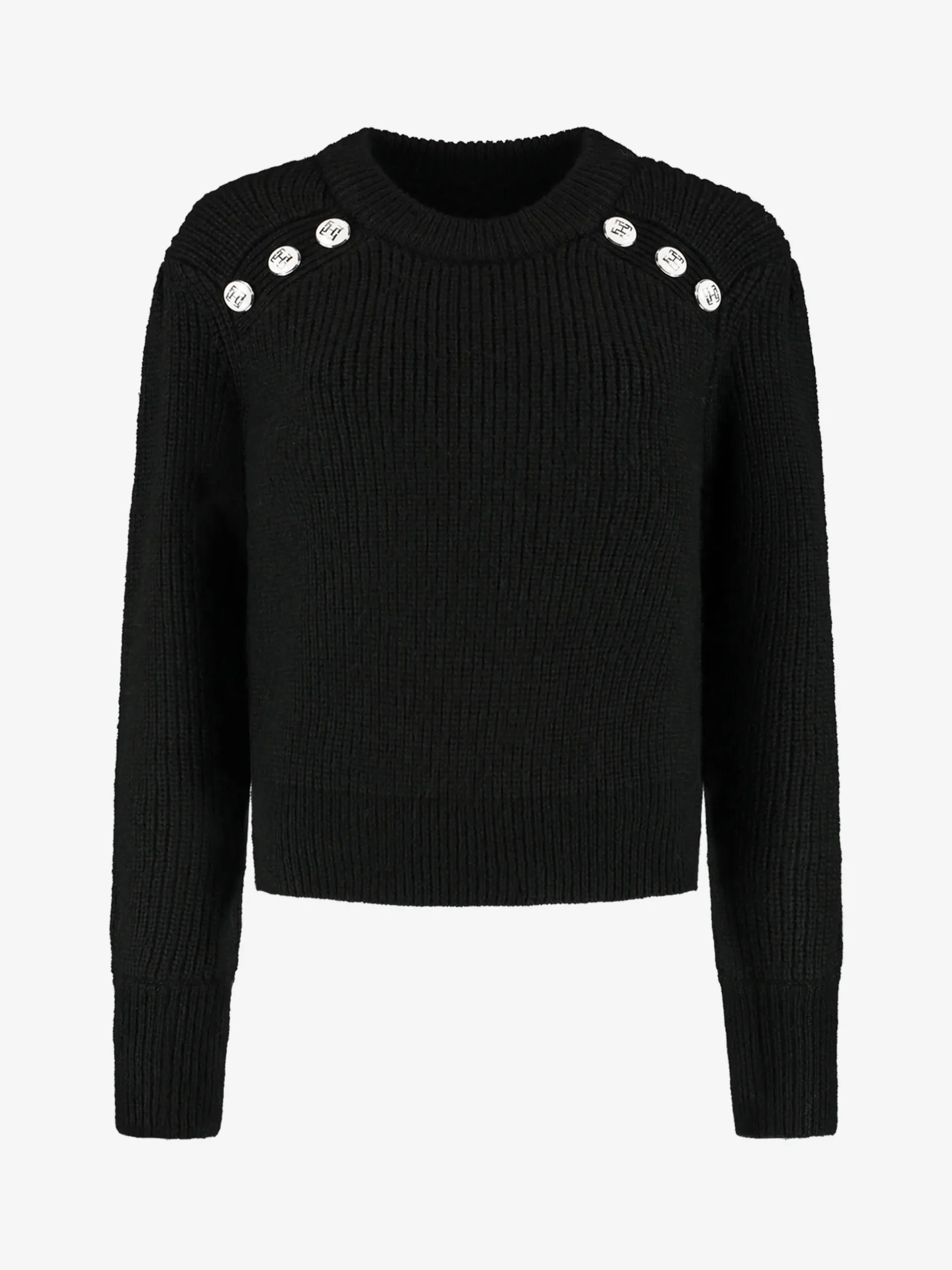 Trui met FH knopen detail