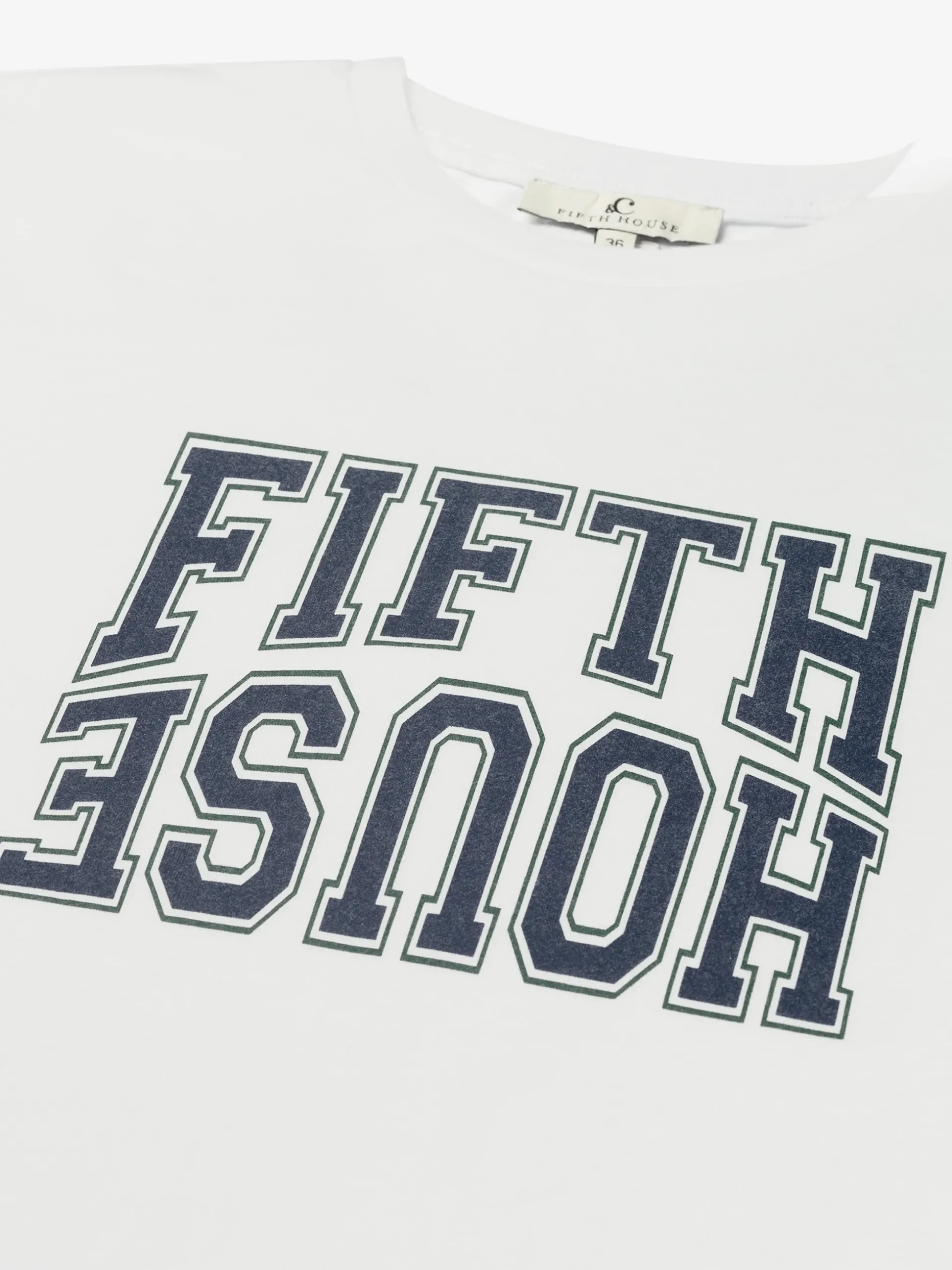 T-shirt met FIFTH HOUSE logo