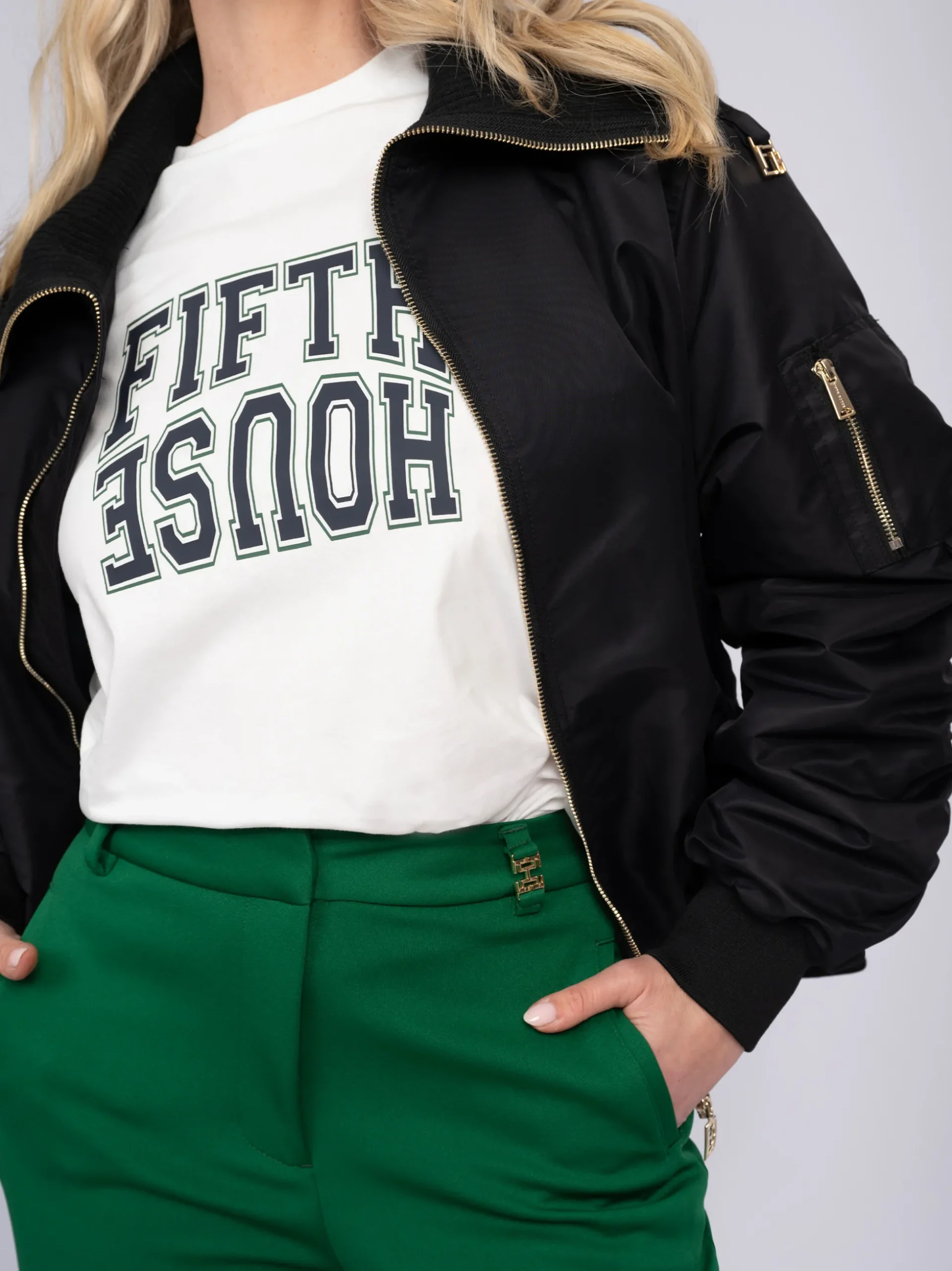 T-shirt met FIFTH HOUSE logo
