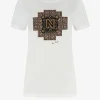T-shirt met grafisch logo print
