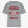T-shirt met grafische NIKKIE university print