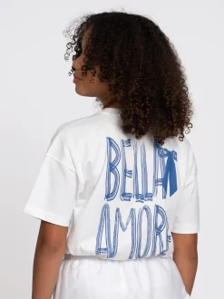 T-shirt met grafische opdruk op rug