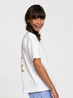 T-shirt met grafische opdruk op rug