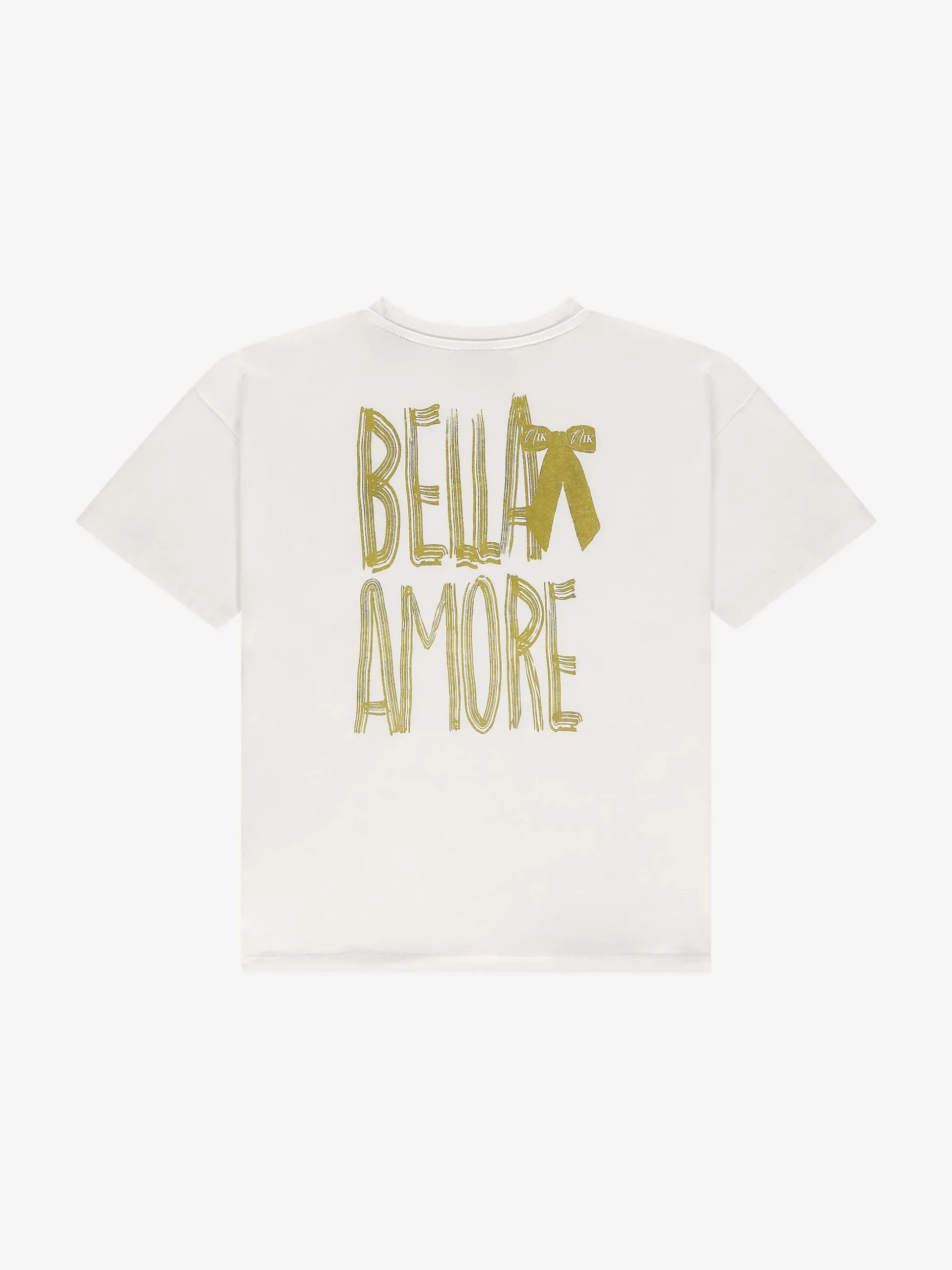 T-shirt met grafische opdruk op rug