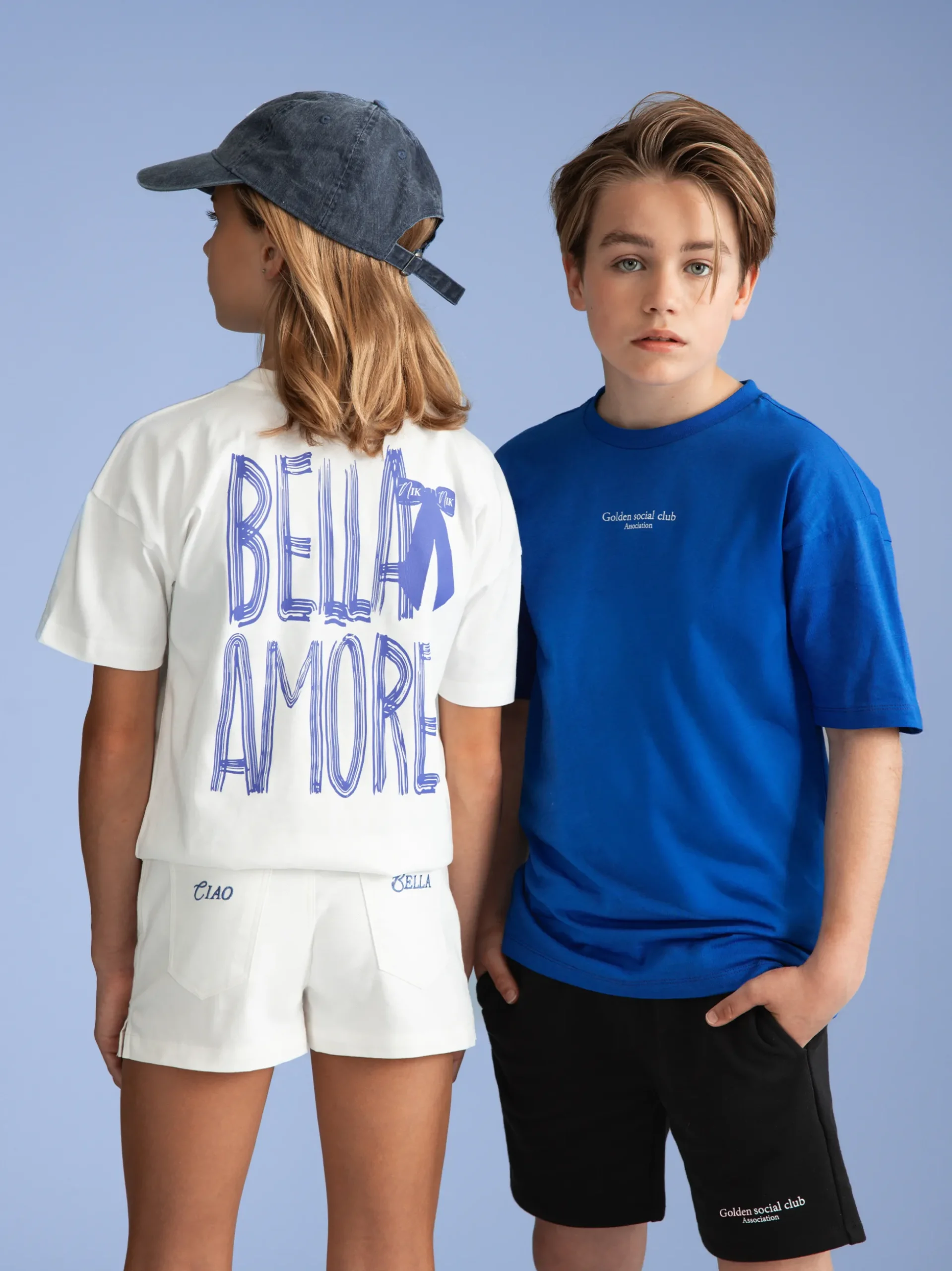 T-shirt met grafische opdruk op rug