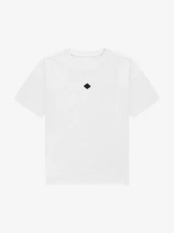 T-shirt met grafische tekst op achterkant