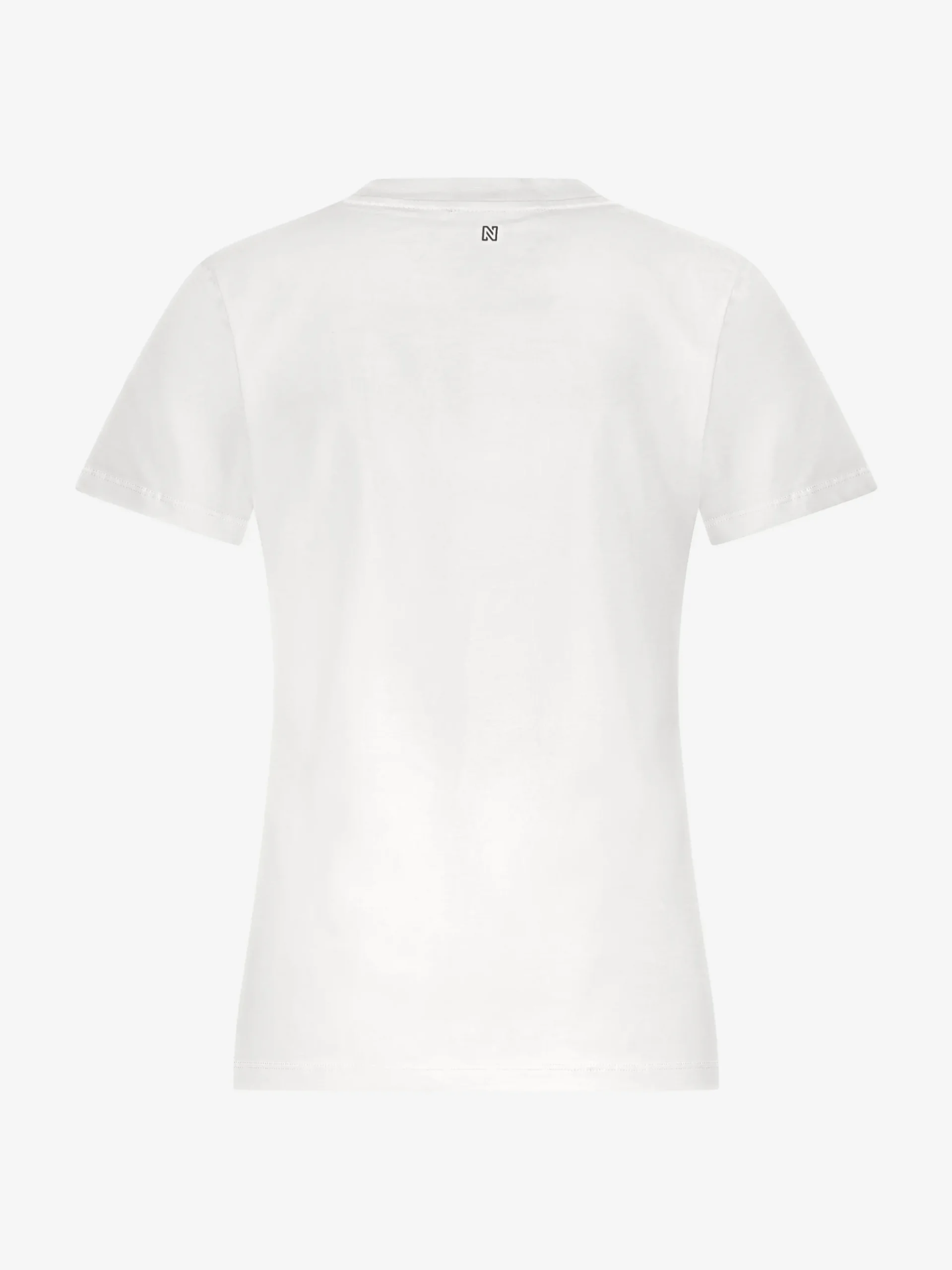 T-shirt met ketting detail bij hals